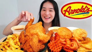 Eating The BEST Fried Chicken In Singapore! Arnolds Chicken! Whole Crispy Spring Chicken - Mukbang