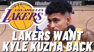 Lakers want trade to get Kyle Kuzma back #losangeleslakers