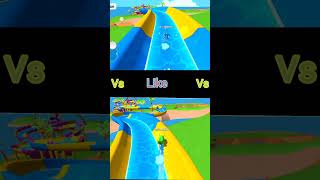 DYNAMITRON VS SIE TAISHOGUN in super slide (Who Wins First) #stumbleguys #shorts