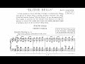 Percy Grainger - Blithe Bells (Free Ramble on Bach's 'Sheep may safely graze')