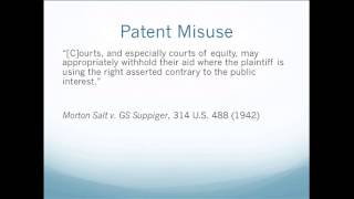 Lecture 20 - Patents and Antitrust 1