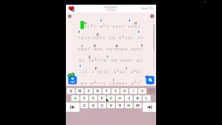 Cryptogram: The Solution For Level 75! - Step by Step Word Brain Puzzle