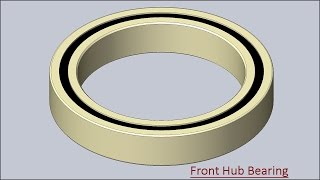 Front Hub Bearing (Solid Edge Tutorial)