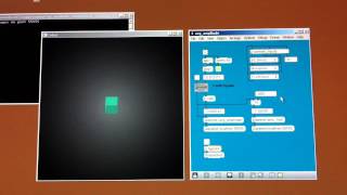 openFrameworks — 3D cube amplitude reaction test