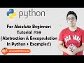 Abstraction & Encapsulation | Python Tutorials For Absolute Beginners In Hindi #59