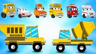 Wrong Head Monster Truck for Kids #w Street Vehicles for Children | Fire Truck | Tow Truck Cartoons