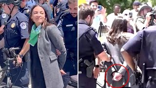 AOC Caught FAKING Being Handcuffed in EMBARRASSING Woke FAIL!!!