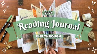 Full 2023 Reading Journal Flip Through!📚✨ Let’s geek out over books and journal spreads together