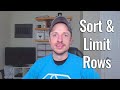 The ORDER BY and LIMIT Clauses in SQL to Help With Sorting