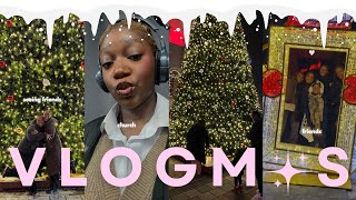 VLOGMAS | daily routines, christmas market, cleaning up, going to church 🎄🤭