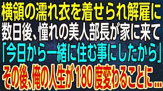 【感動する話】横領の濡れ衣を着せられ解雇に。数日後、憧れの美人部長が家に来て「今日から一緒に住む事にしたから」その後、俺の人生が180度変わることに…