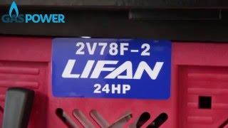 Газ на бензиновый генератор с двухцилиндровым двигателем LIFAN 10GF2-4