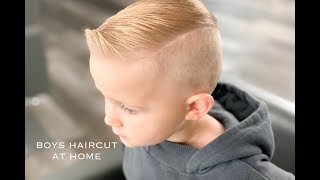 HOW TO CUT BOYS HAIR AT HOME | HAIRCUT TUTORIAL | TODDLER HAIRCUT