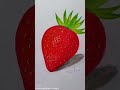 how to draw strawberry 🍓 strawberry drawing easy