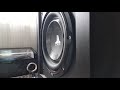 jl audio 8w1v3 4 subwoofer test video