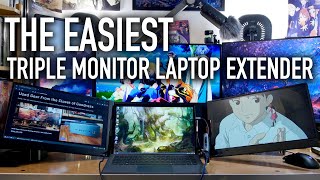 The Easiest Triple Monitor Laptop Extender: KYY X90D