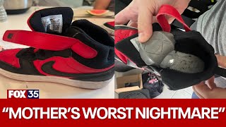 Florida mom floored after finding unknown AirTag hidden in son's sneaker