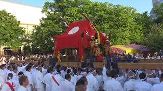 平成30年　京都市＜伏見稲荷大社＞稲荷祭氏子祭《上之社》神輿＝還御（御旅所）