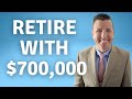 Can I Retire at 60 with $700,000 in Retirement Savings? Retirement Planning for singles