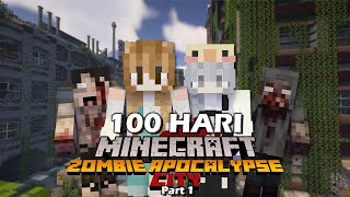 Download Mp3 100 Hari Minecraft Zombie Apocalypse City Duo Minecraft 100 hari