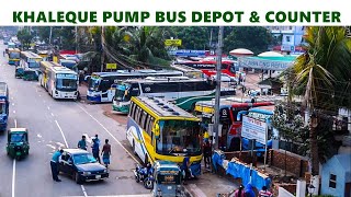 Khaleque Gas station Bus Depot \u0026 Counter kallyanpur,Dhaka