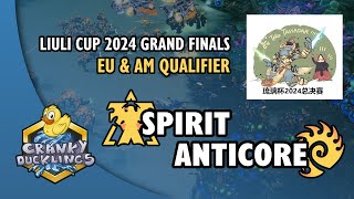 Spirit vs Anticore - TvZ | LiuLi Cup 2024 Grand Finals: EU \u0026 AM Qualifier | StarCraft 2 Tournament