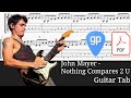 John Mayer - Nothing Compares 2 U Guitar Tabs [TABS]