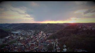 Horb am Neckar drone (4k)