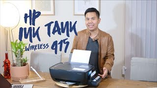 รีวิว HP INK TANK WIRELESS 415 ปริ้นเตอร์บิ้วอินเติมหมึกได้ ในราคาไม่แพง | iURBAN