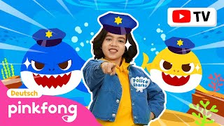 Polizei-Haie🚔 | Baby Shark Dance Deutsch | Tanzen und Bewegen | Pinkfong, Baby Hai! Kinderlieder