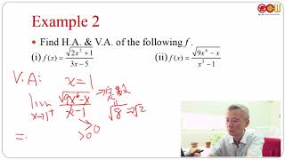 Lec07 微積分(一)-103學年度 2.6 Limits at Infinity; Horizontal Asymptotes