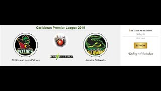 CPL 2019 Match 7, Match 8, 10Sep19, 11Sep19 Prediction