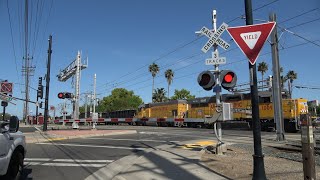 UPY 1009 Florin Flyer Local, SACRT Light Rail - Mather Field Rd. Railroad Crossing Rancho Corodva CA