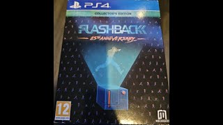 Amazing physical release Flashback 25th anniversary collectors edition Ps4 unboxing