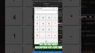 Build a Simple Calculator App with Python and Tkinter code in description