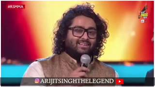 Arijit Singh:- Channa Mereya Heart touching line ♥️ |Mirchi Music Award |Arijit singh the World |