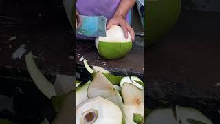 Amazing coconut peeling#viral #coconut