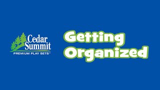 Cedar Summit   Getting Organized   v2