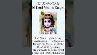 DAS AVATAR - My Perception of Ten Incarnations of Lord Vishnu. Lord Balaram in place of Lord Buddha