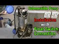 Single Phase Open Well Submersible Water Pump Installation with Float Switch Connection