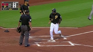 ARI@PIT: Kang comes home on Ray's wild pitch