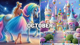 Choose Your Birthday Month and See Your Dress and Candy Land👗🍭🏰😍💝💖😎 || #trending #video #viral