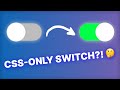 This CHECKBOX HACK is AMAZING!🔥(CSS-only TOGGLE SWITCH)