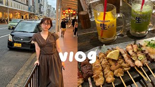 VLOG.东京五天四夜旅行小记📒：i人勇闯东京！日式居酒屋🏮、暴走银座街头🚶‍♀️、池袋Hello kitty扭蛋✨