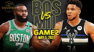Boston Celtics vs Milwaukee Bucks Game 2  Highlights | 2022 ECSF | FreeDawkins