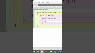 how to print simple pattern in java using bluej #bluej#java#pattern#Javaminds