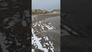 High tide Talacre Beach, North Wales