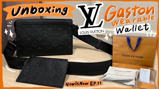 LOUIS VUITTON Gaston Wearable Wallet Unboxing | NowIsNow EP.11