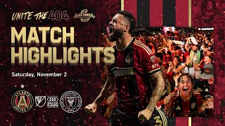 MATCH HIGHLIGHTS: Atlanta United vs. Inter Miami CF | November 2, 2024 | MLS CUP PLAYOFFS