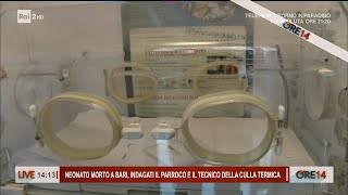 Neonato morto a Bari, indagati il parroco e il tecnico della culla termica - Ore 14 del 08/01/2025